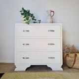 White vintage commode from the 1960s.