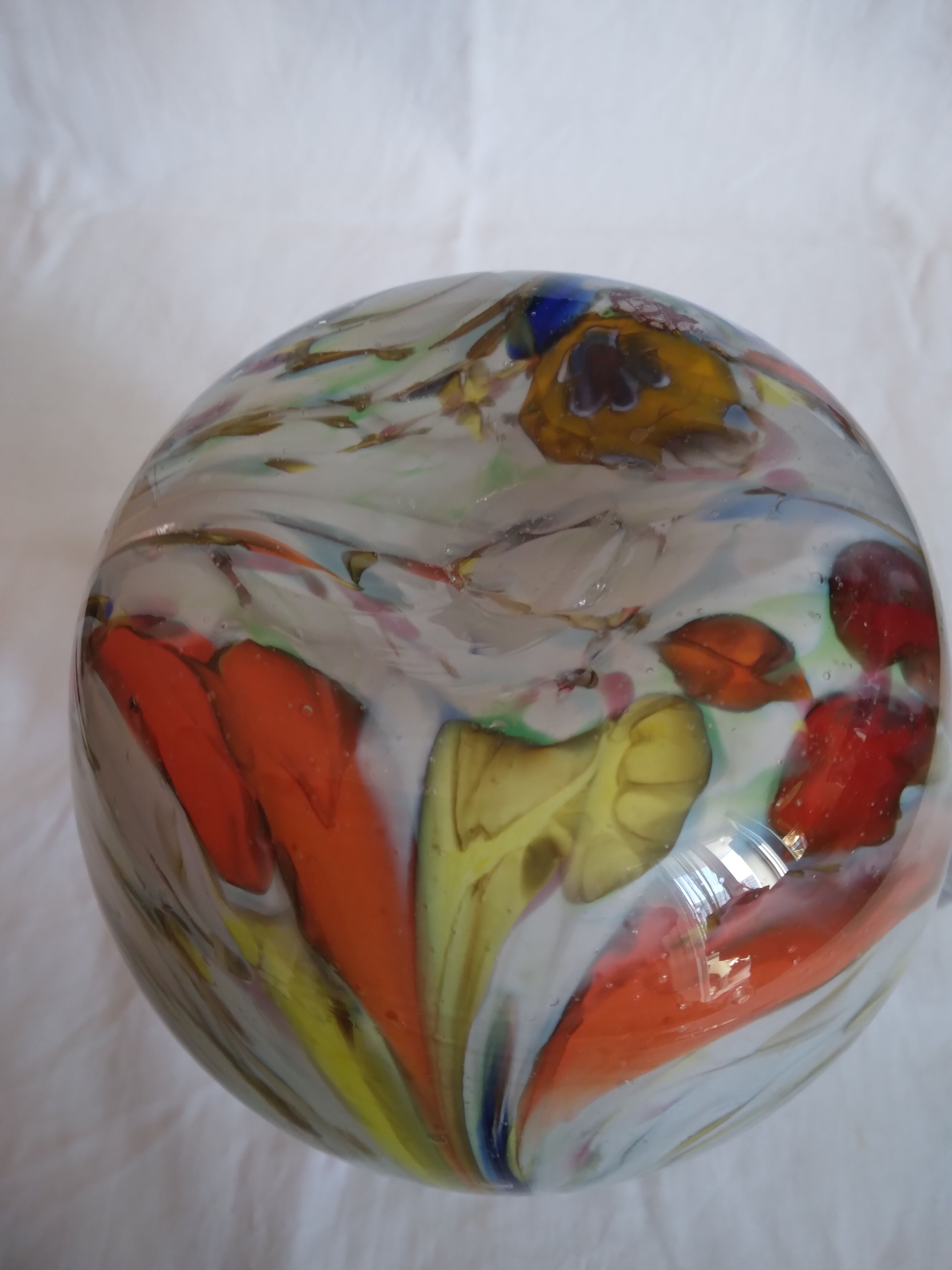 Vintage glass pitcher water decanter