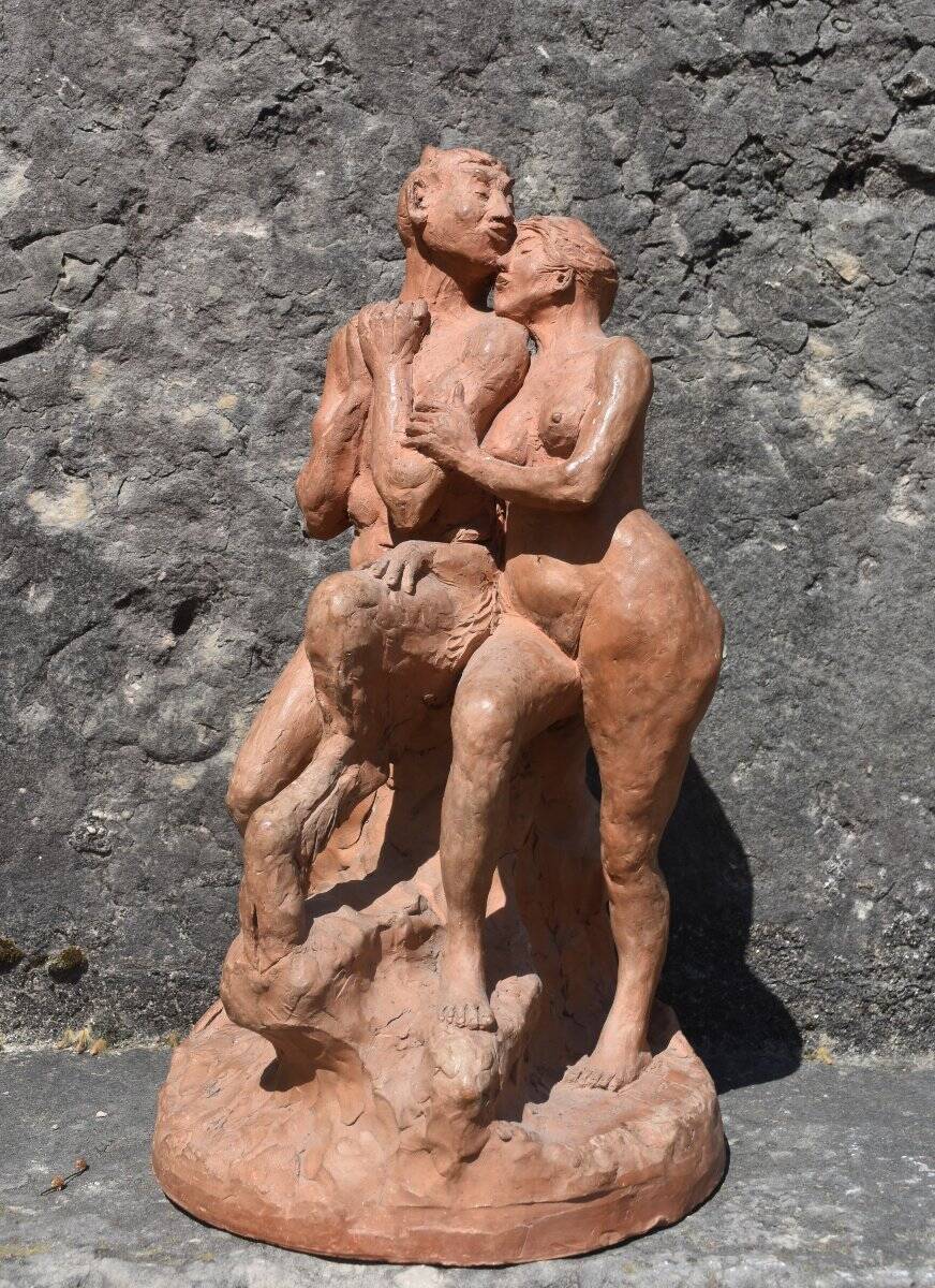 Henri Lucien-Robert, Fauna and Woman in Love (circa 1900)