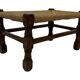 Vintage Stool cane small Stool Mid Century Ottoman 60's design