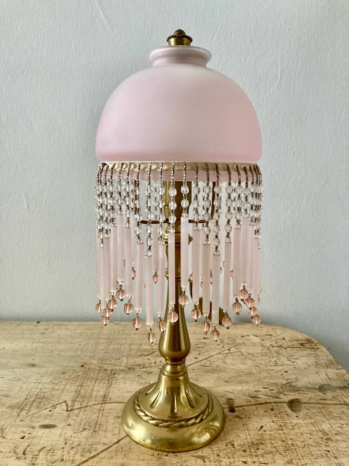 50s tassel lamp