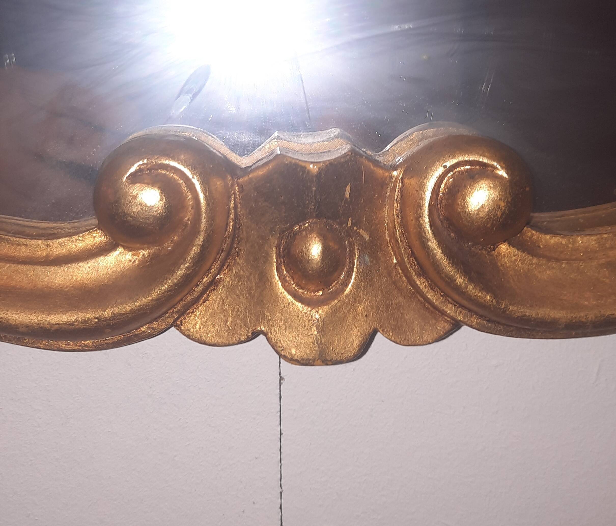Louis XV style gilded morroir