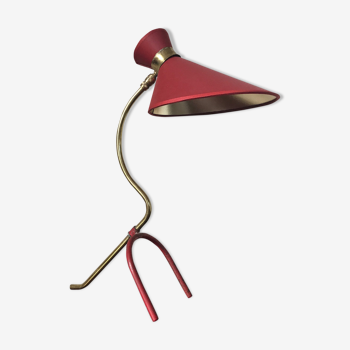 Lampe cocotte tripode design années 60