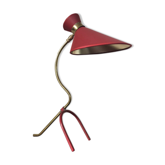 Lampe cocotte tripode design années 60