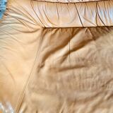 Leather and wood lounge of the Maison Regain 1950s/60s