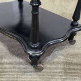 Napoleon III music cabinet, late 19th century, in blackened wood