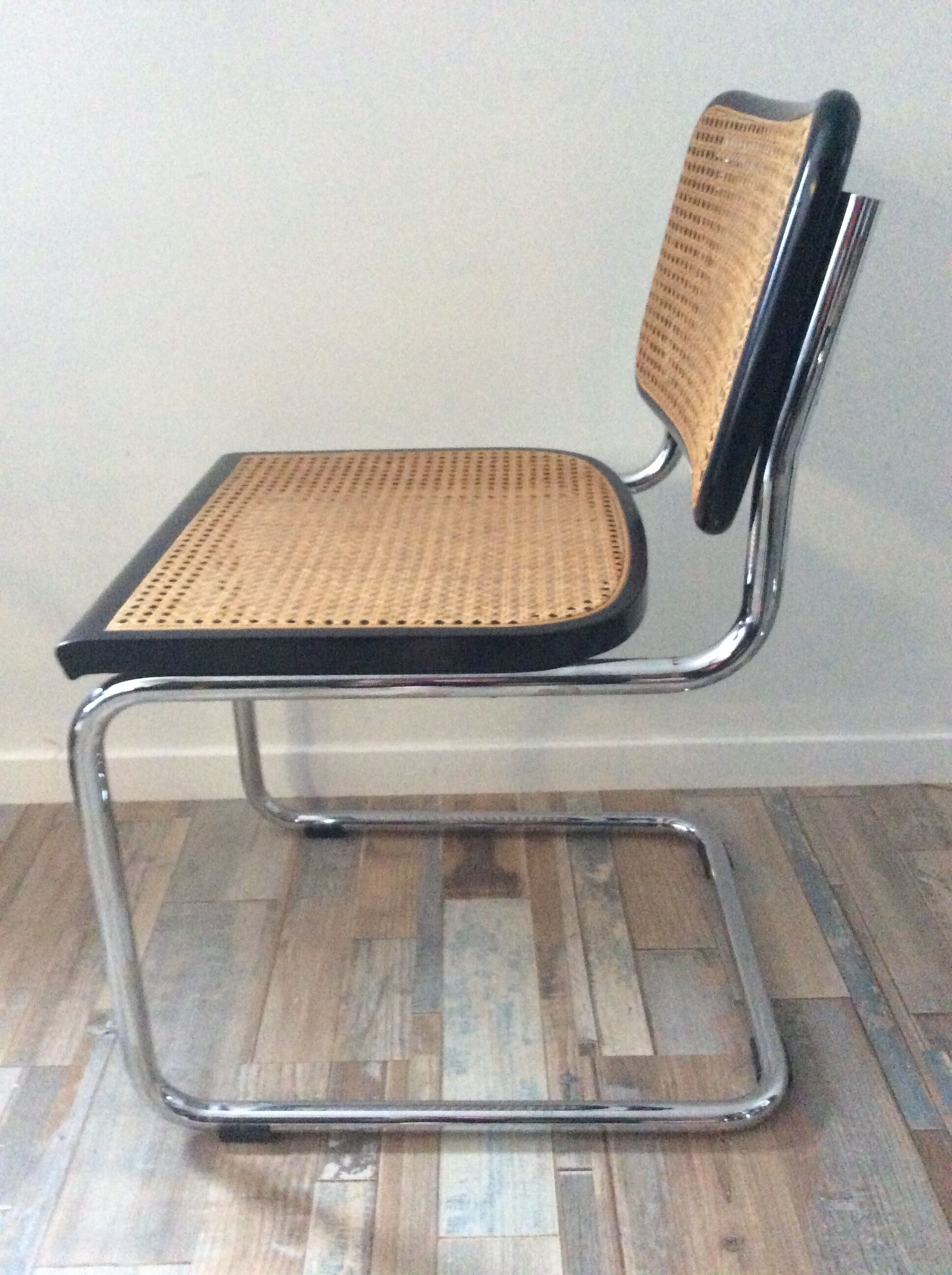 Lot of 2 chairs Marcel Breuer Cesca B32