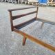 Lit 1 place, daybed scandinave en teck pied compas 1960