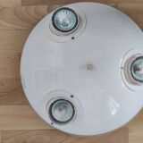 Ikea vintage white ceiling light 3 adjustable spots 90's