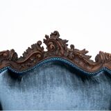 French antique armchairs from around 1890. After renovation.