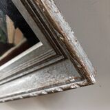 Cubist bouquet painting