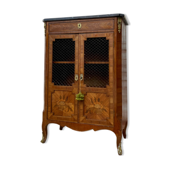 Small library between two in marquetry style transition early nineteenth century