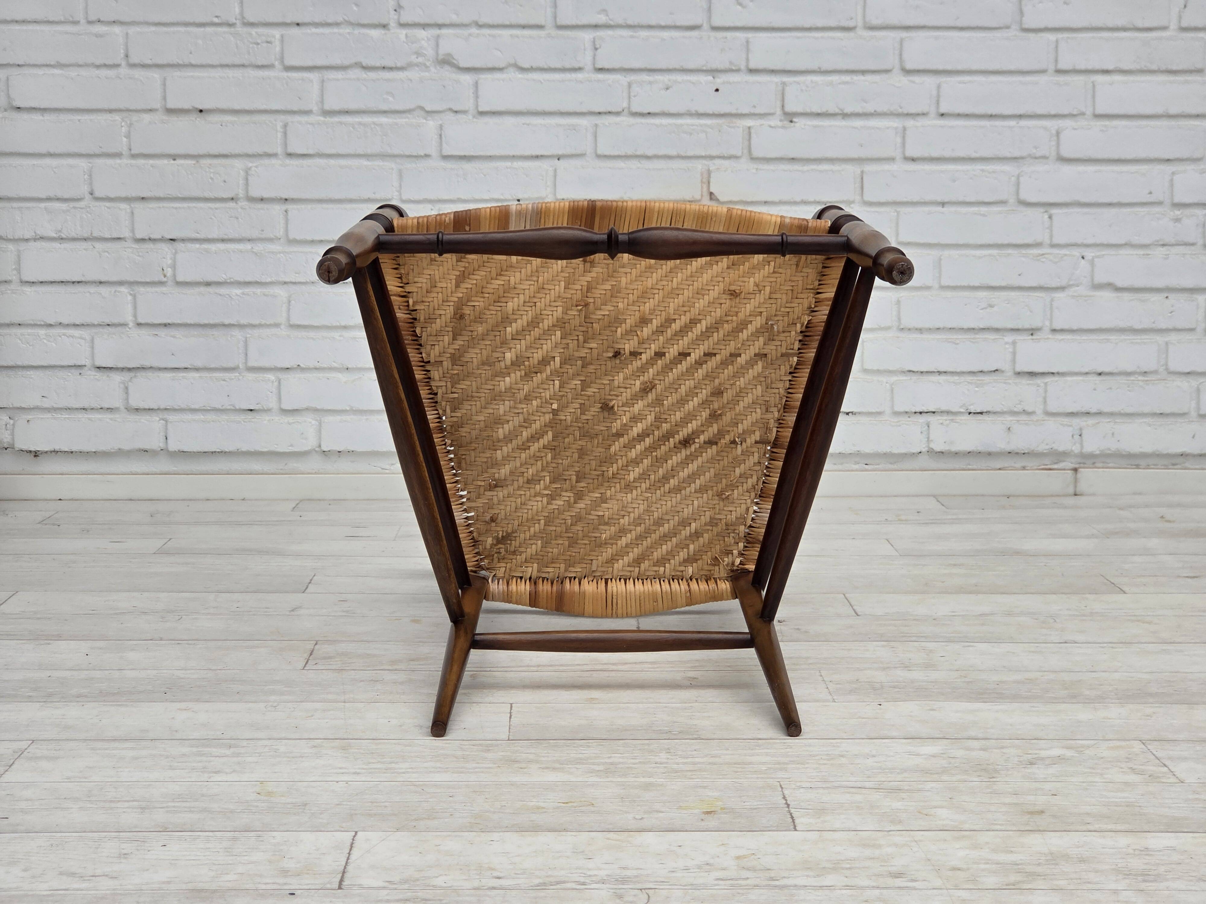 1970s, Italian design by Fratelli Levaggi, 2 armchairs, model "Campanino".