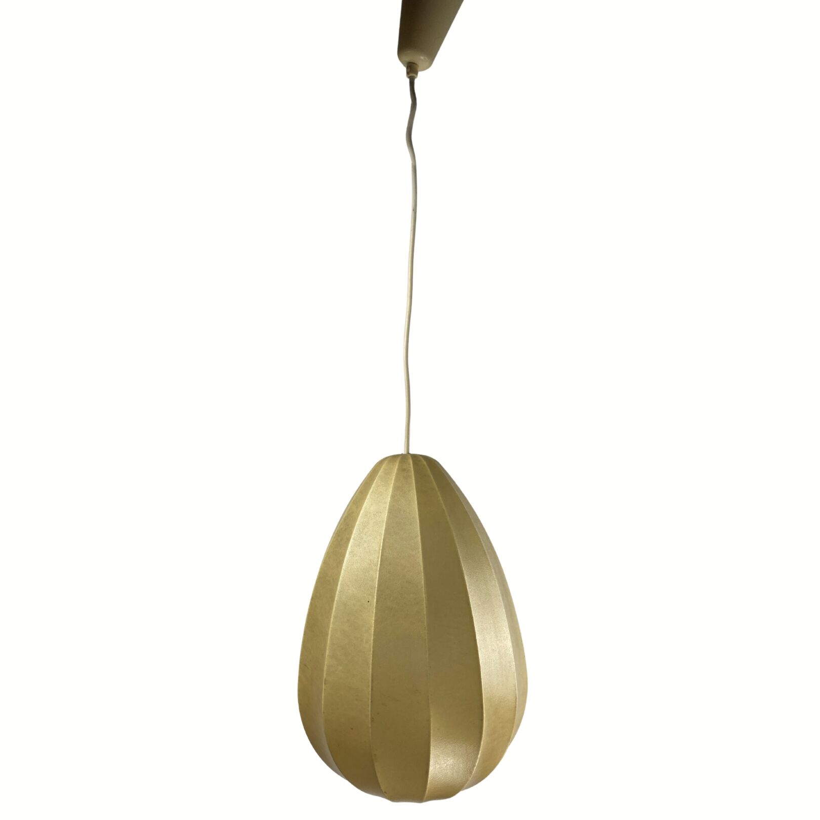 Cocoon space age lantern pendant, Germany 1960s