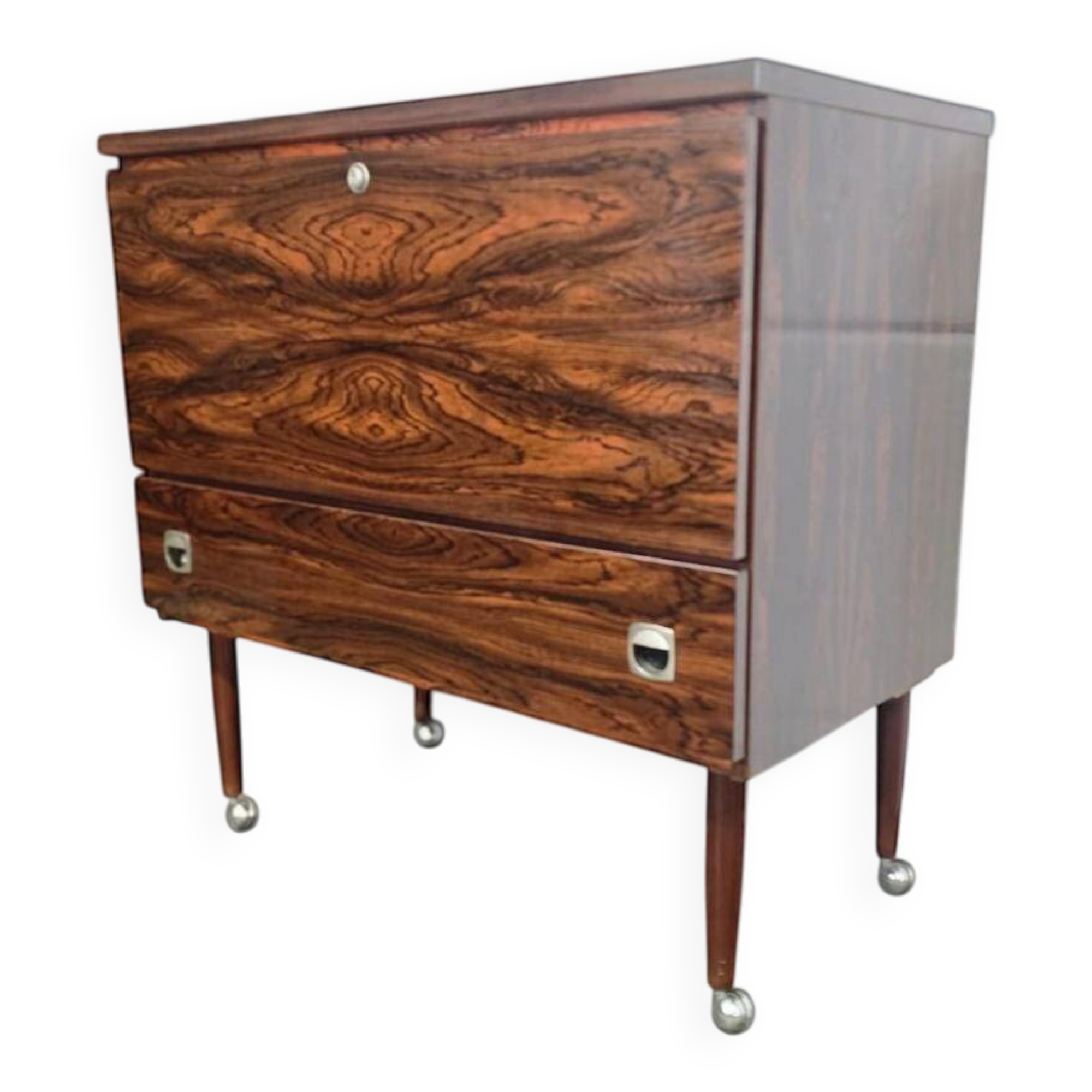 Vintage rosewood furniture / drop-leaf table