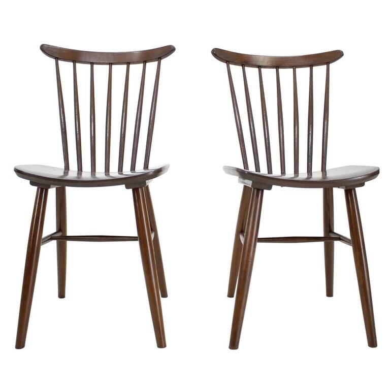 Set of Two Scandinavian Style Dinning Chairs, 1960s