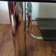 Vintage chrome and smoked glass coffee table
