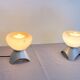 Pair of Murano glass bedside lamps, 1970