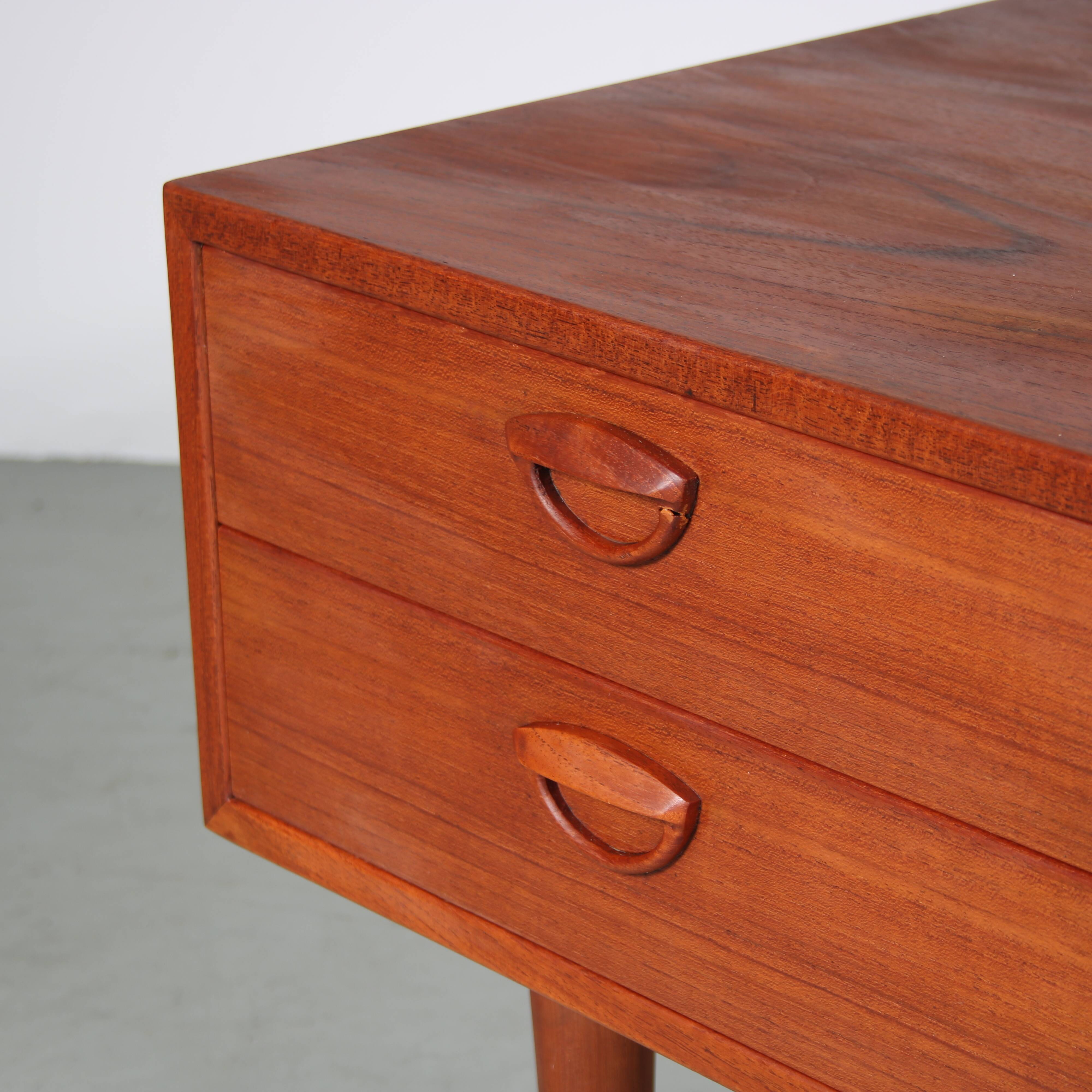 1960s Drawer cabinet by Kai Kristiansen for Feldballes Mobelfabrik, Denmark