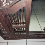 Mirror with shutters carved Indonesian