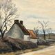 Guillermin M.: oil on panel rural landscape