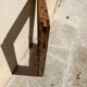 Old wooden fenestron 35x55 cm