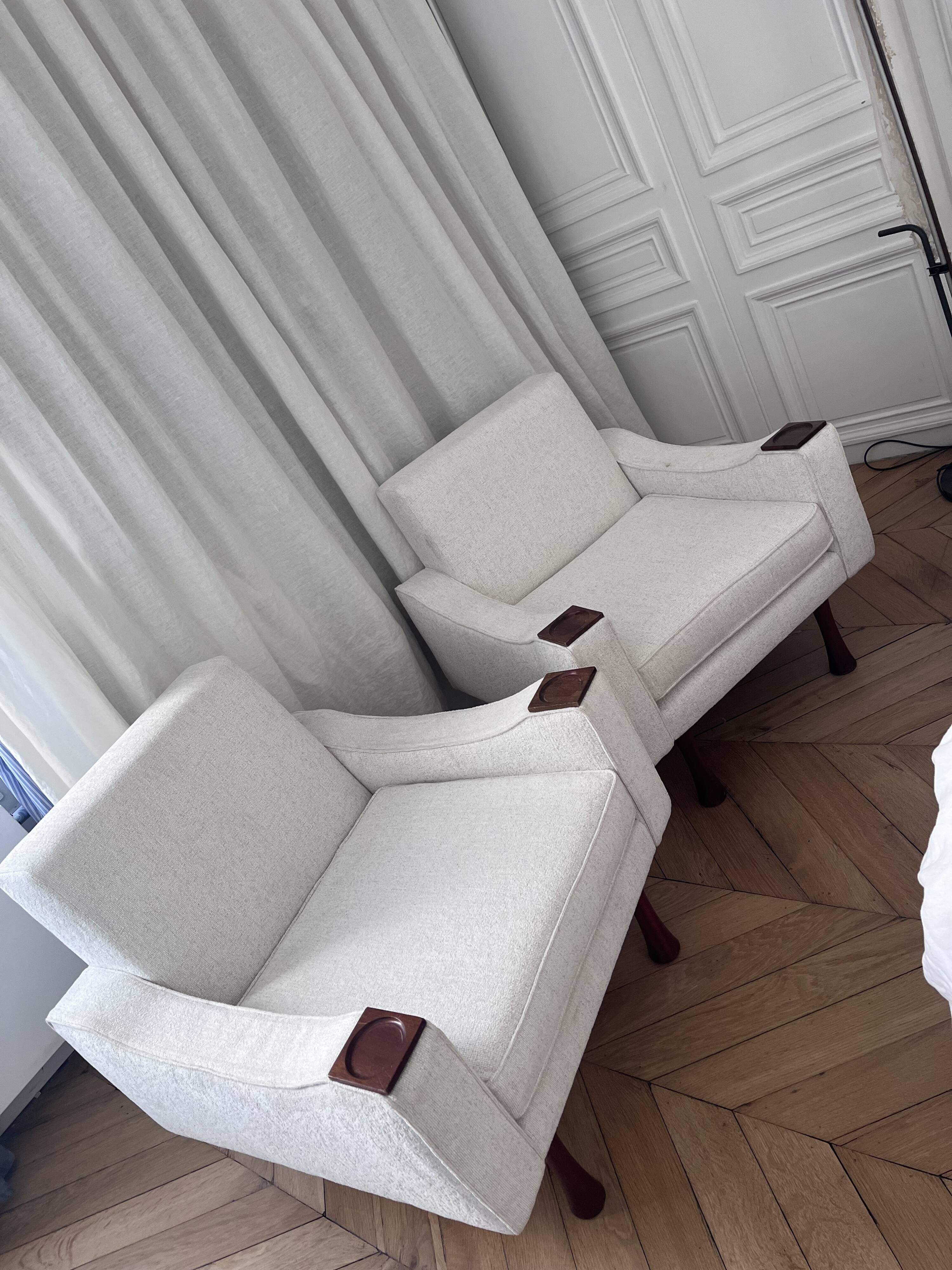 Vintage Italian Two-Seater Sofa, 2 Lounge Chairs Angelo Mangiarotti, 1970s