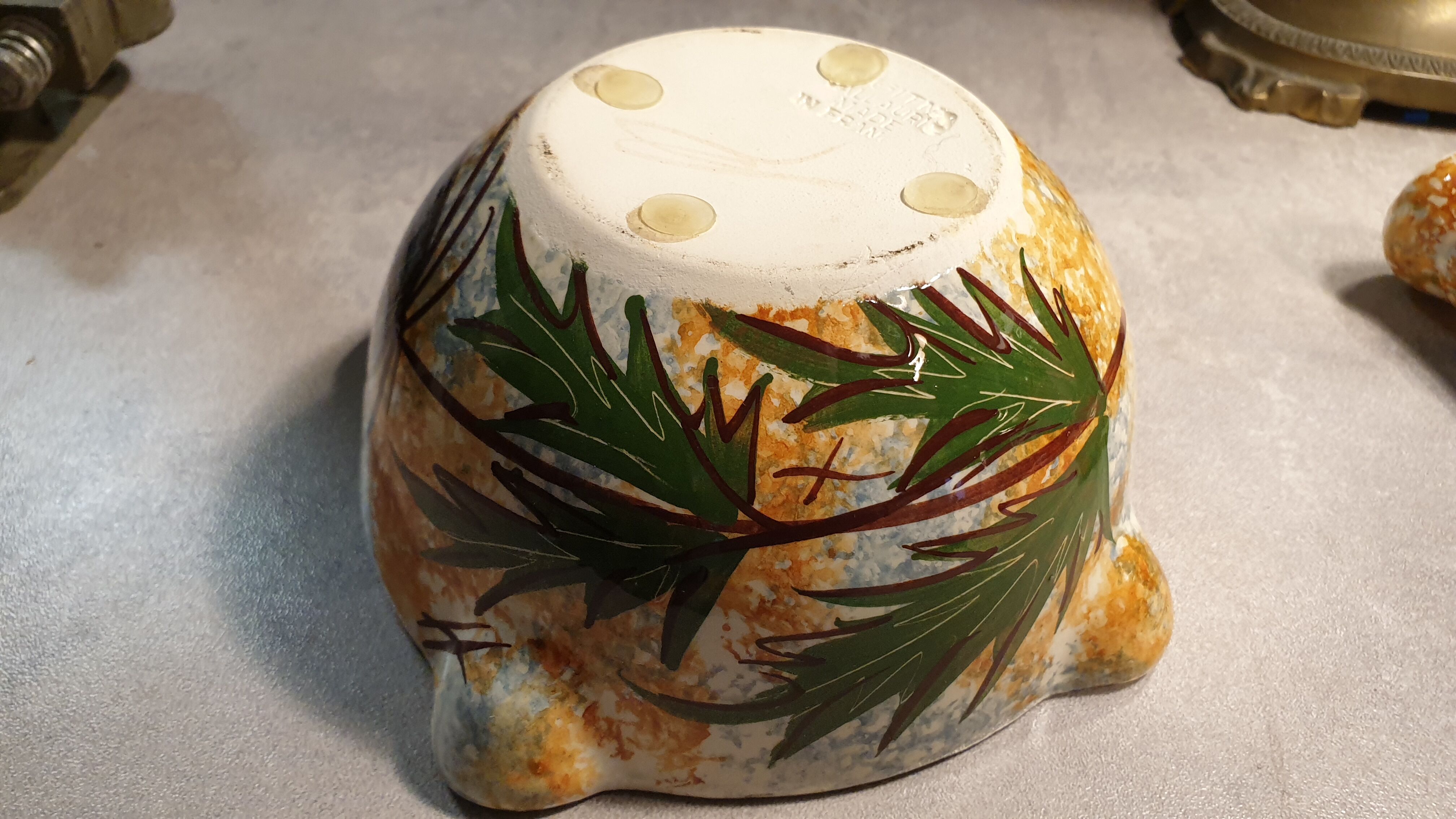 Vallauris mortar/pestle assembly