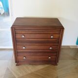 Art Deco chest of drawers - 1950s - mustache-style legs - vintage