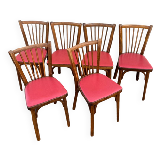 Set of 6 Baumann 153 chairs