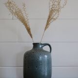 Blue ceramic vase