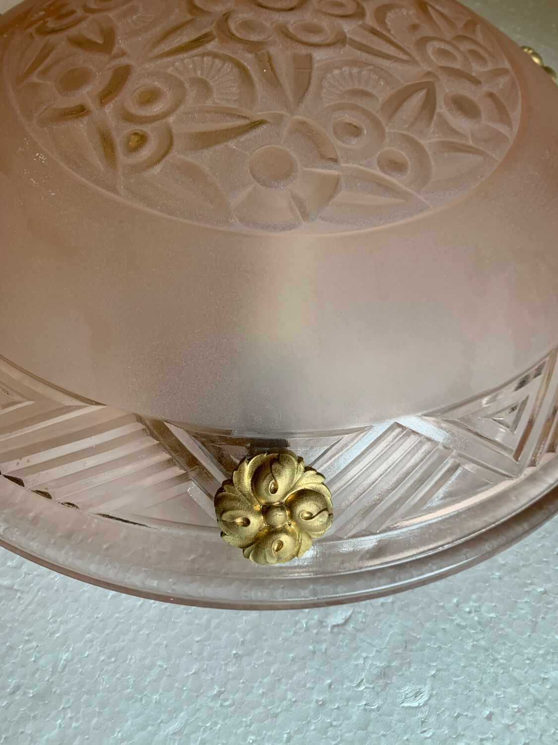 Vintage washbasin ceiling lamp