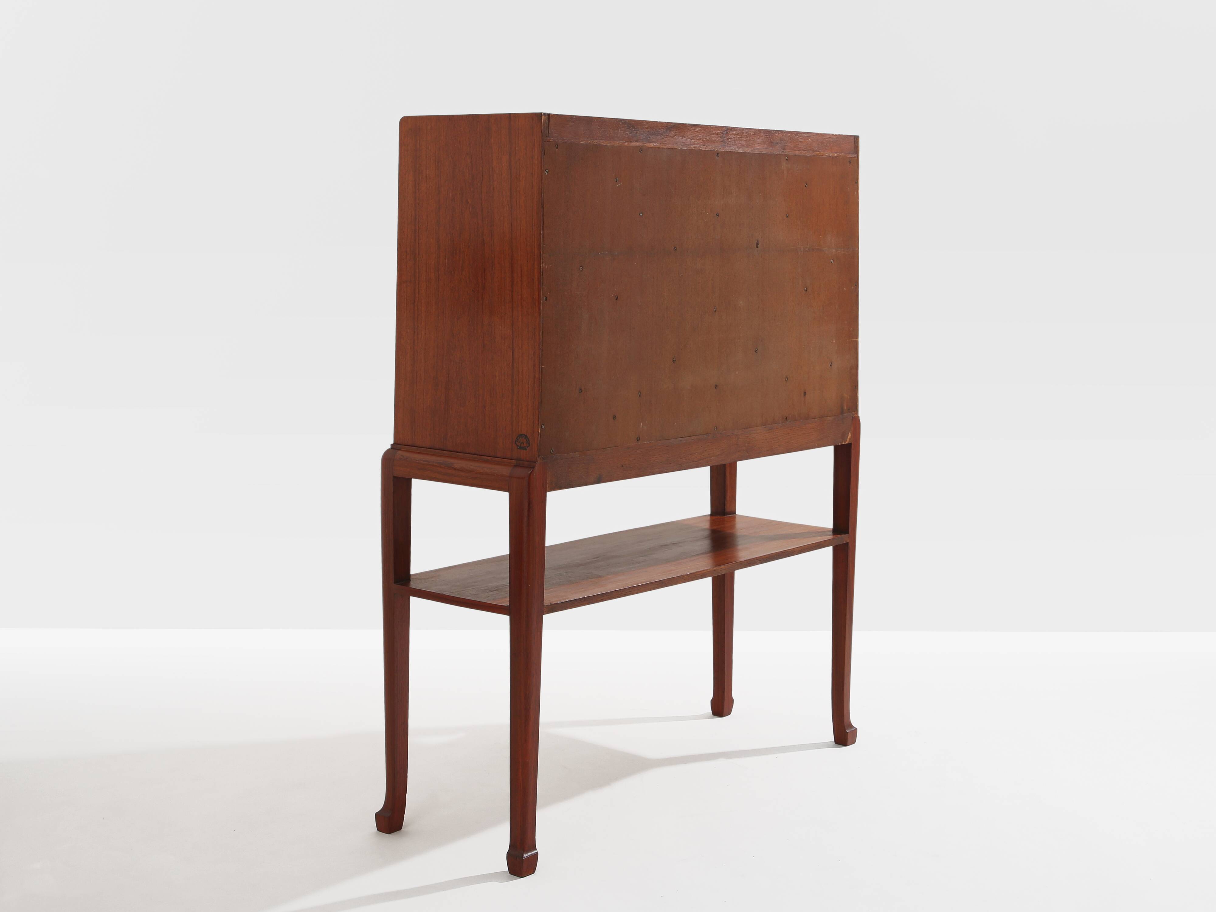 Louis Majorelle secretary cabinet in rosewood circa 1910