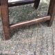 6 brutalist chairs in solid oak