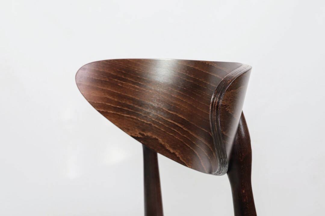 Set of 4 heritage herringbone natural linen dining chairs