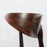 Set of 4 heritage herringbone natural linen dining chairs