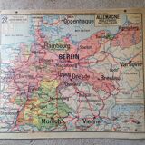 Old Vidal Lablache school map of Germany n°27.