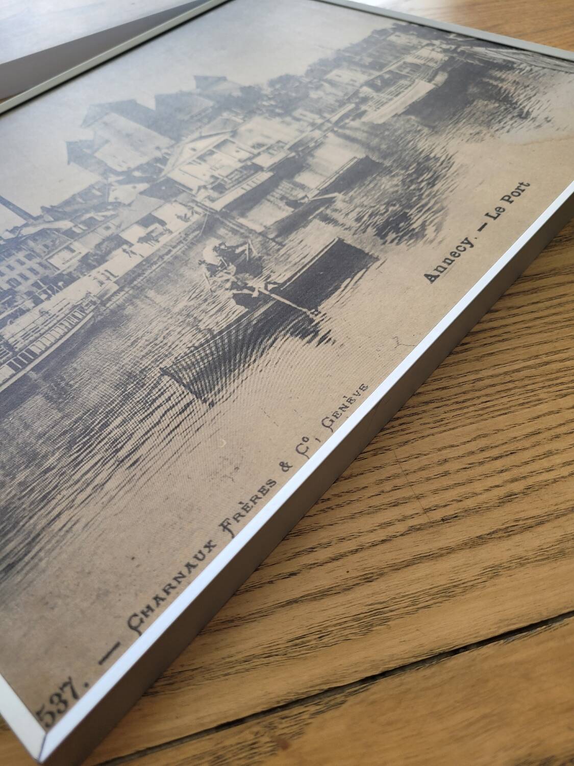 Pair of old photographic reproductions - Annecy