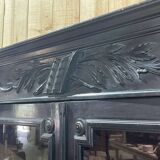 Napoleon III 19th century library in blackened wood