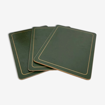 Set of 3 large coasters - Cloverleaf England