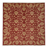 Tapis Oushak en laine noué à la main turc 245 cm x 248 cm