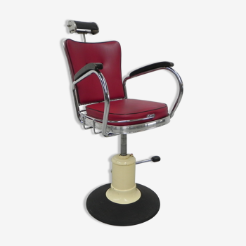 Vintage barber chair, barber chair Nubert
