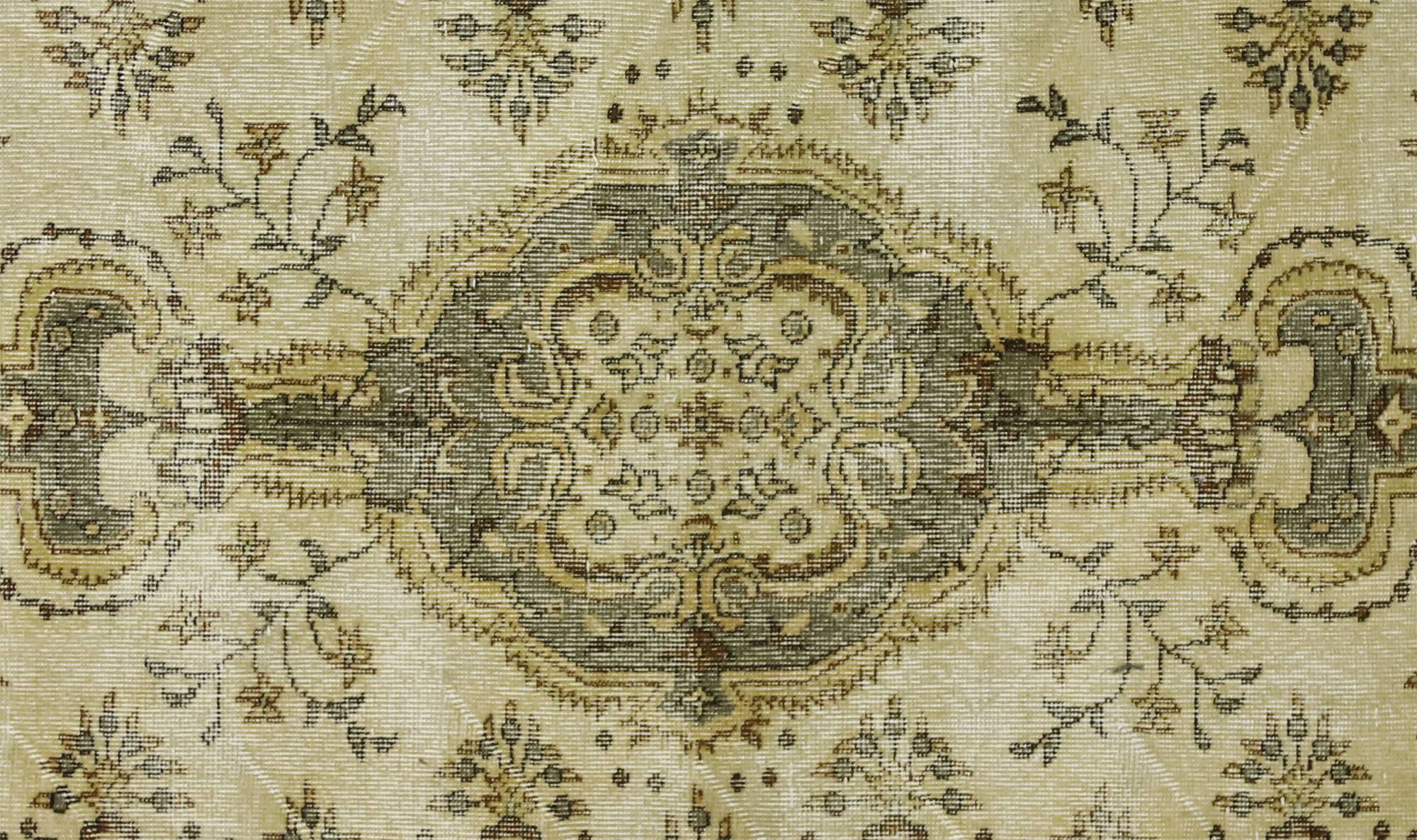 Turkish Anatolian Handmade Vintage Area Rug 205 cm x 94 cm