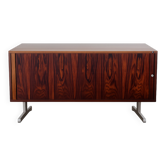 NIPO bar cabinet in rosewood w/ tambour