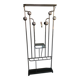 Vintage aluminum coat rack