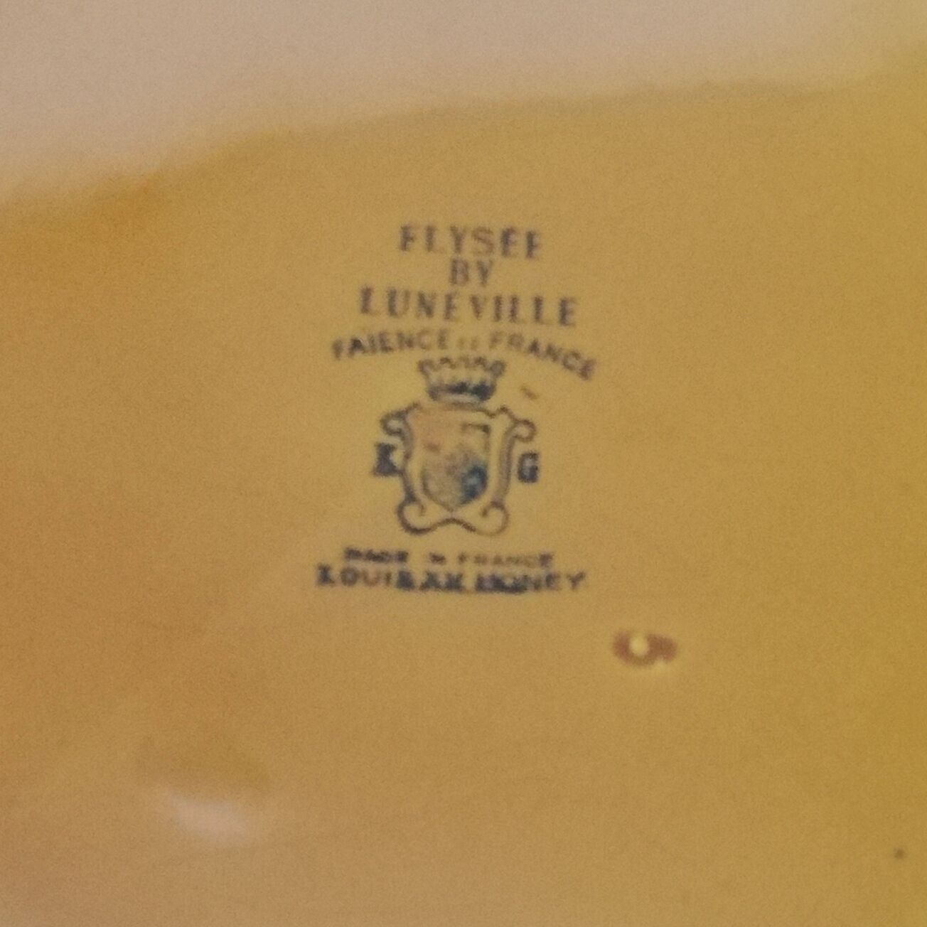 Service 32 pieces Lunéville model Elysée