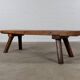 Restaurierte Schlachtebank Sitzbank coffeetable Blumenbank