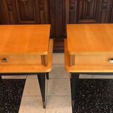 Vintage formica bedside tables