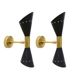Paire applique butterfly dans le style des années 50