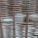 Rattan armchair and wicker child